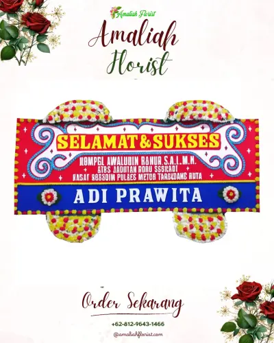 Karangan Bunga Ucapan Selamat di Cintamulya